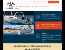 Tablet Screenshot of bareboatsailing.com